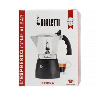 Гейзерная кофеварка Bialetti Brikka на 4 чашки (170 мл)