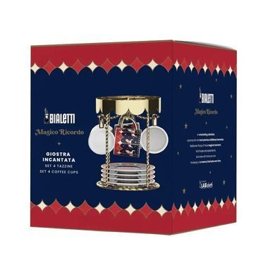 Набор чашек Bialetti Magico Ricordo Carousel Set 80 мл 4 штук