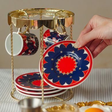 Набор чашек Bialetti Magico Ricordo Carousel Set 80 мл 4 штук