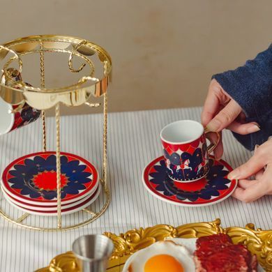 Набор чашек Bialetti Magico Ricordo Carousel Set 80 мл 4 штук