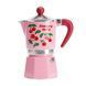 Гейзерна кавоварка Bialetti Rainbow Fruit Vibes - Cherries 3 чашки (130 мл)