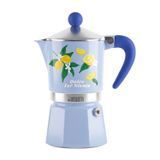 Гейзерная кофеварка Bialetti Rainbow Fruit Vibes - Lemons 3 чашки (130 мл)