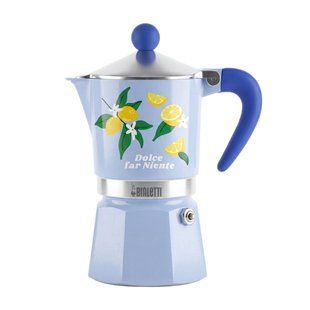 Гейзерна кавоварка Bialetti Rainbow Fruit Vibes - Lemons 3 чашки (130 мл)