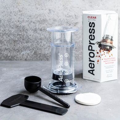 AeroPress Clear кавоварка ручна Аеропрес прозорий