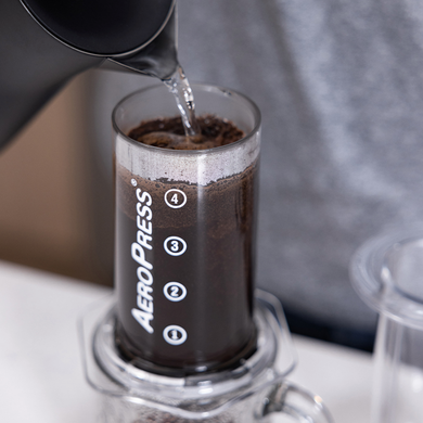 AeroPress Clear кавоварка ручна Аеропрес прозорий