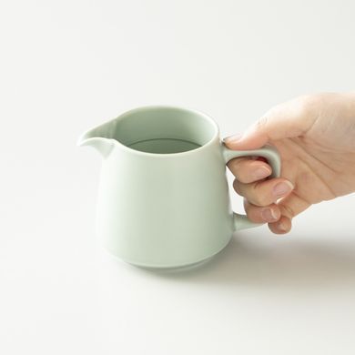 Керамічний сервер для кави і чаю ORIGAMI Aroma 400 мл Matt Green