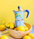 Гейзерная кофеварка Bialetti Rainbow Fruit Vibes - Lemons 3 чашки (130 мл)