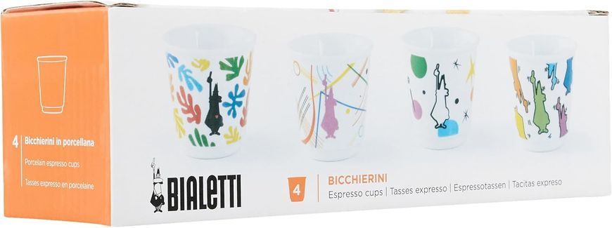 Набір чашок Bialetti Bicchierini 60 мл 4 штук