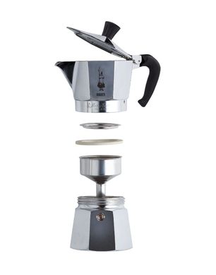 Гейзерна кавоварка Bialetti Moka Express на 2 чашки (90 мл)