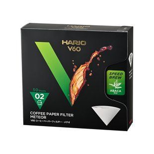 Паперові фільтри для кави HARIO V60 02 Meteor, набір 50 шт