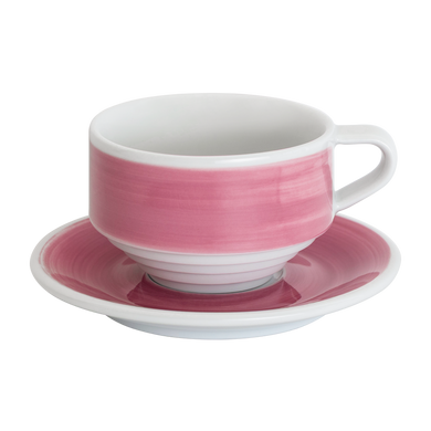 Чашка для капучино Loveramics Deco 220 мл Pink Handpaint