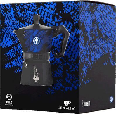 Гейзерна кавоварка Bialetti Moka Express Inter на 3 чашки (130 мл)