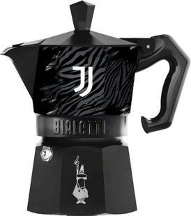 Гейзерна кавоварка Bialetti Moka Express Juventus на 3 чашки (130 мл)