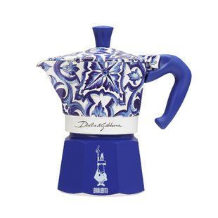 Гейзерна кавоварка Bialetti х Dolce&Gabbana Blu Mediterraneo Moka Expess на 3 чашки (130 мл)