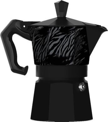 Гейзерна кавоварка Bialetti Moka Express Juventus на 3 чашки (130 мл)