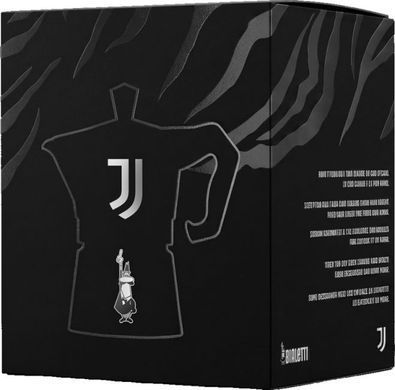 Гейзерна кавоварка Bialetti Moka Express Juventus на 3 чашки (130 мл)