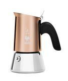 Гейзерна кавоварка Bialetti на 2 чашок New Venus (85 мл) Мідна