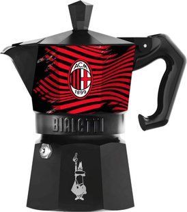 Гейзерна кавоварка Bialetti Moka Express Milan на 3 чашки (130 мл)