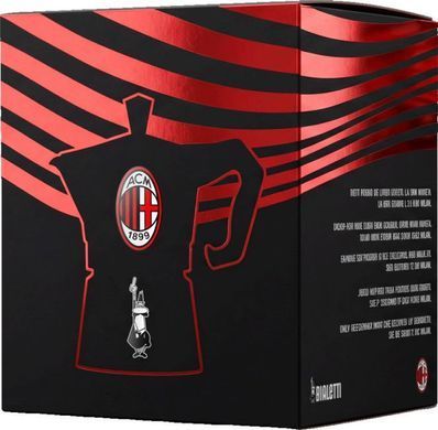 Гейзерна кавоварка Bialetti Moka Express Milan на 3 чашки (130 мл)