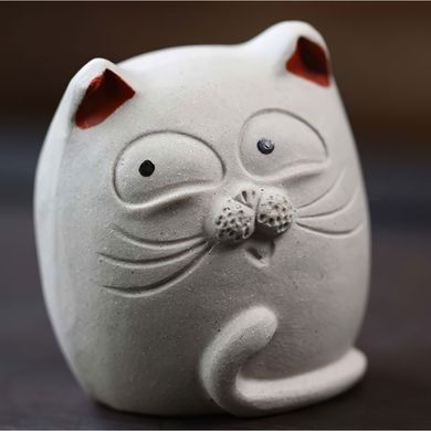 Чайная Фигурка "Кот №07" исинская глина 5,5х5,5х6