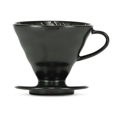 Пуровер воронка Hario V60 02 керамика черный