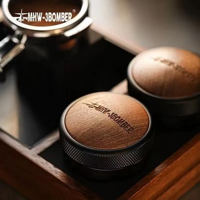 Пуш Темпер для кави MHW-3BOMBER 58 mm CD Wood