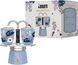 Гейзерная кофеварка Bialetti x Bridgerton Set Mini Express 90 мл. + 2 чашки