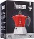 Гейзерна кавоварка Bialetti на 4 чашки Moka Induction (150 мл) червона
