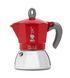 Гейзерна кавоварка Bialetti на 4 чашки Moka Induction (150 мл) червона