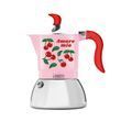 Гейзерная кофеварка Bialetti Fiammetta Induction Cherries на 2 чашки (100 мл)