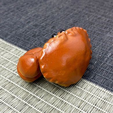 Чайная Фигурка "Краб" исинская глина 6,5х4х4