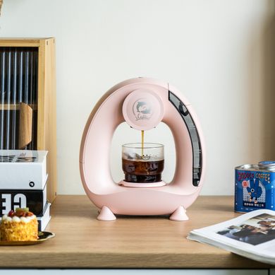 Кавоварка iCafilas Mini Q Americano Coffee Machine Pink