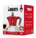 Гейзерна кавоварка Bialetti на 6 чашок Moka Induction (280 мл) червона