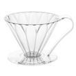 Пуровер CAFEC пластиковий Flower Dripper Cup4 Прозорий