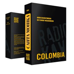 Кава Radiokava Colombia Santa Monica в зернах - 250 г (фільтр)