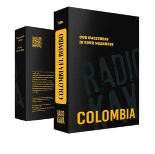 Кава Radiokava Colombia El Bombo в зернах - 250 г (еспресо)