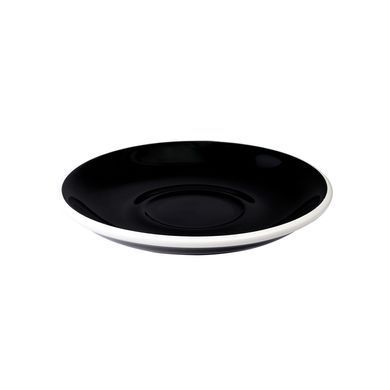 Чашка з блюдцем для капучіно Loveramics Egg 250 мл Black
