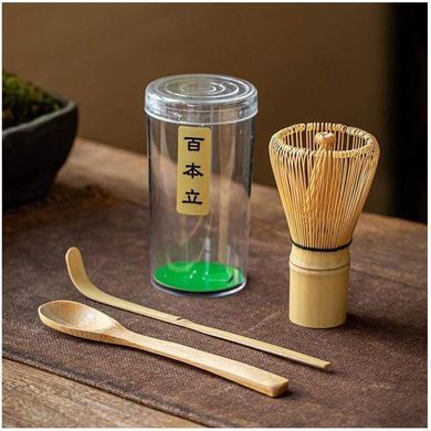 Большой набор для приготовления чая Матча Bamboo Whisper подарочный