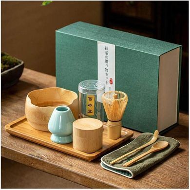 Большой набор для приготовления чая Матча Bamboo Whisper подарочный