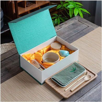Большой набор для приготовления чая Матча Bamboo Whisper подарочный