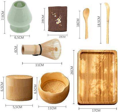 Большой набор для приготовления чая Матча Bamboo Whisper подарочный