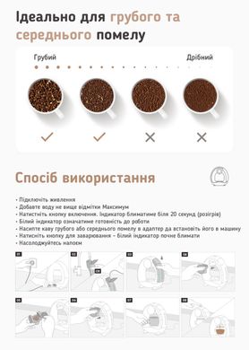 Кофеварка iCafilas Mini Q Americano Coffee Machine Beige