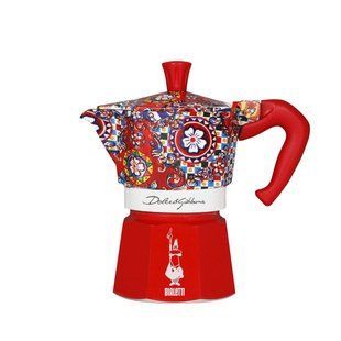 Гейзерна кавоварка Bialetti x Dolce&Gabbana Carretto Siciliano Moka Express на 3 чашки (130 мл)