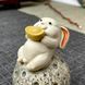Чайная Фигурка "Лунный Кролик со Слитком Золота" исинская глина 5&times;5&times;7,5