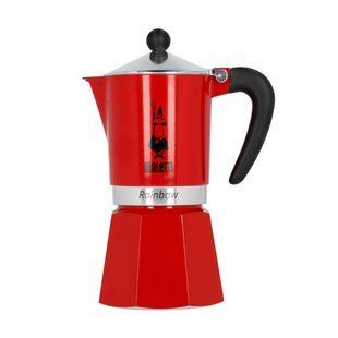 Гейзерна кавоварка Bialetti Rainbow Red 6 чашок (270 мл)