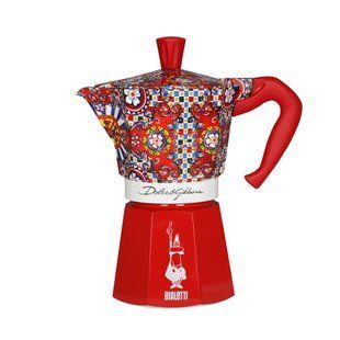 Гейзерна кавоварка Bialetti x Dolce&Gabbana Carretto Siciliano Moka Express на 6 чашок (270 мл)