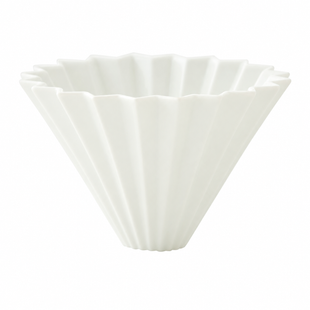 Пуровер воронка фарфоровая ORIGAMI dripper M White