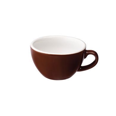 Чашка с блюдцем для капучино Loveramics Egg 200 мл Brown