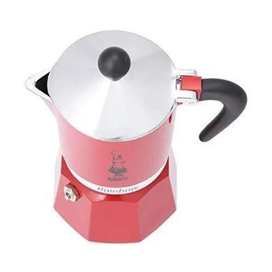 Гейзерная кофеварка Bialetti Rainbow Red 6 чашек (270 мл)