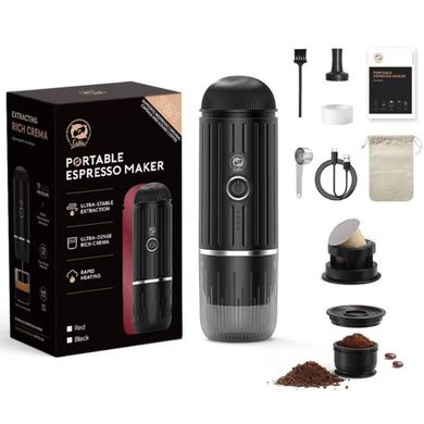 Кавоварка портативна iCafilas Portable Espresso Maker Чорна